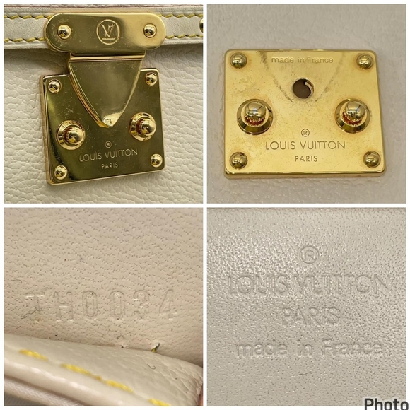 Auth Louis Vuitton Suhali Ivory Trunk Bag - Picture 4 of 9
